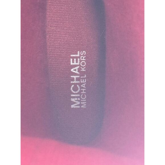 Michael Kors Fulton Harness Rain Boots Red Cabin City Fall Spring Chic Size 6 - Picture 9 of 9